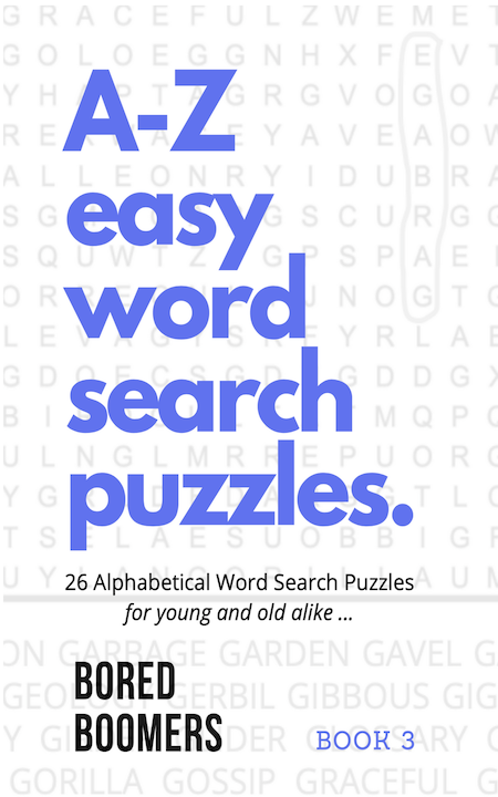 A-Z Easy Word Search Puzzles. Vol 3.