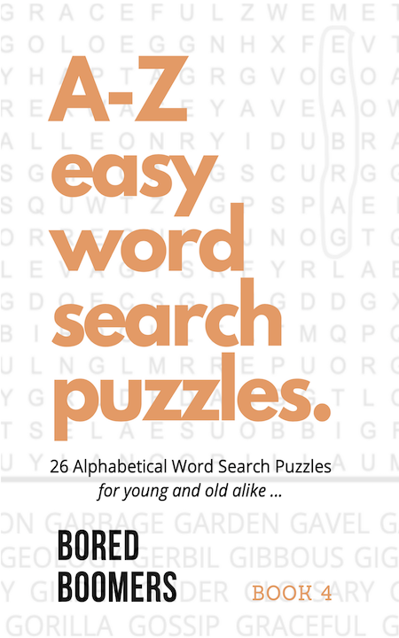 A-Z Easy Word Search Puzzles. Vol 4.