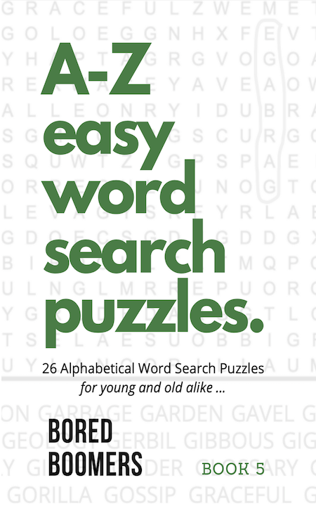 A-Z Easy Word Search Puzzles. Vol 5.